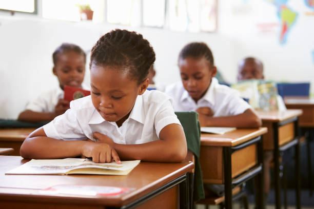 Students in a South African classroom