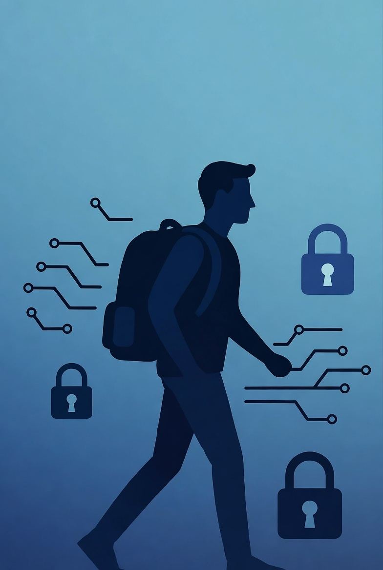 Cybersecurity risk illustration